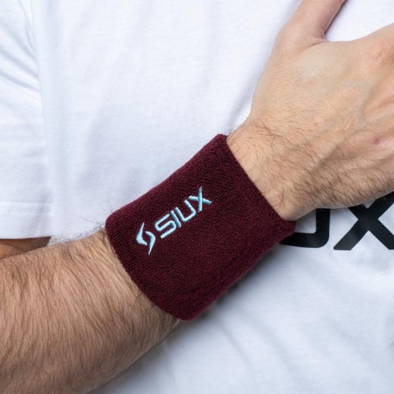 Armband Siux Groove korta vinröd