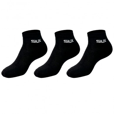 Socks Siux Basic korta Pack 3u svarta