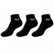 Socks Siux Basic korta Pack 3u svarta