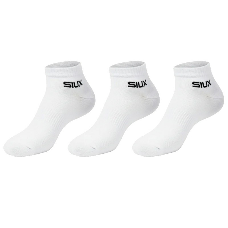 Socks Siux Basic korta 3-pack vita
