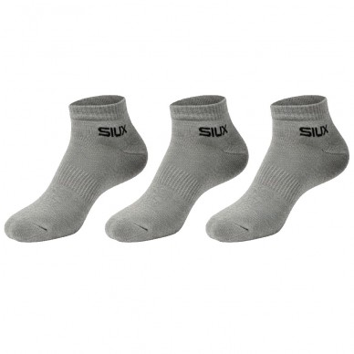 Socks Siux Basic korta 3-pack grå
