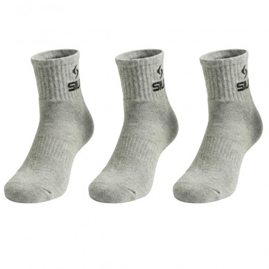 Socks Siux Basic Pack 3u gråa