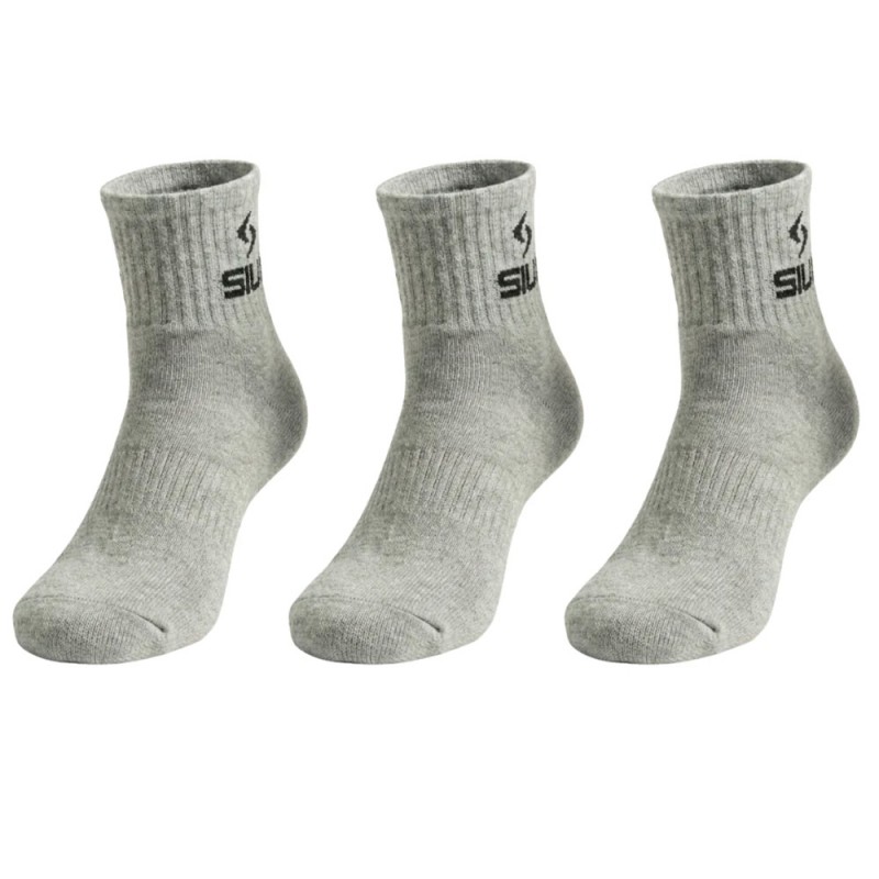 Socks Siux Basic Pack 3u gråa