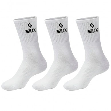 Socks Siux Basic höga 3-pack vita