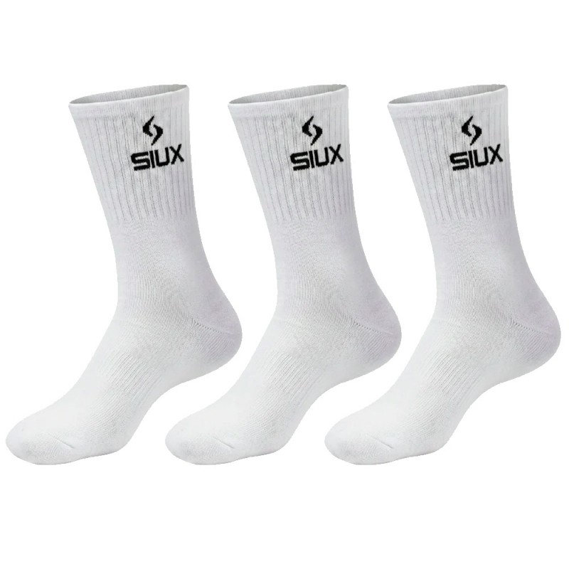 Socks Siux Basic höga 3-pack vita