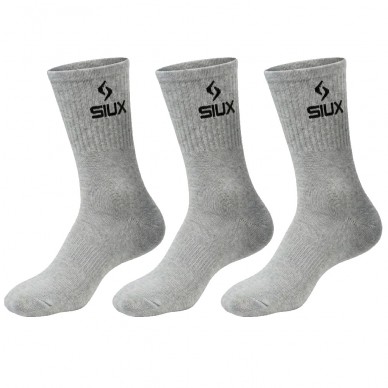 Socks Siux Basic höga 3-pack grå