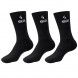 Socks Siux Basic höga Pack 3u svarta