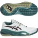 Asics Gel Resolution X Clay white dark aubergine 2026 padelskor