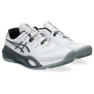 Asics Gel Resolution X Padel white steel grey 2026 padelskor