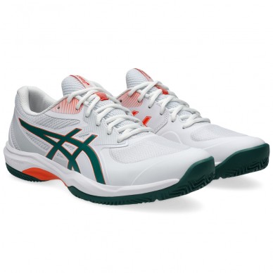 Asics Game FF Padel white jewel green 2026 padelskor