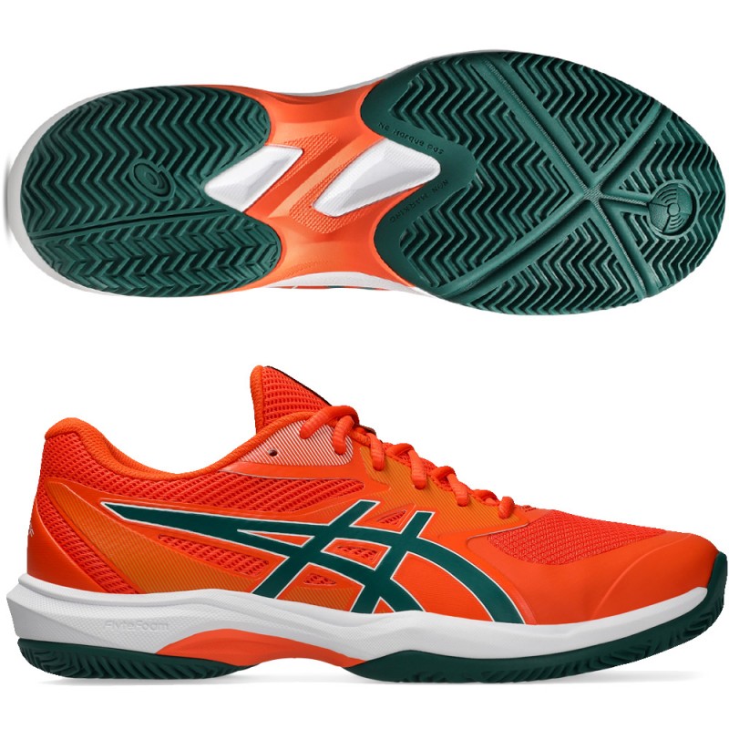 Asics Game FF Padel energy orange jewel green 2026 padelskor