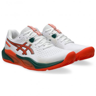 Asics Gel Challenger 15 Padel vit energy orange 2026 padelskor