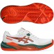 Asics Gel Challenger 15 Padel vit energy orange 2026 padelskor