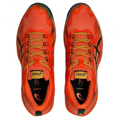 Asics Sonicsmash FF energy orange dark aubergine 2026 padelskor