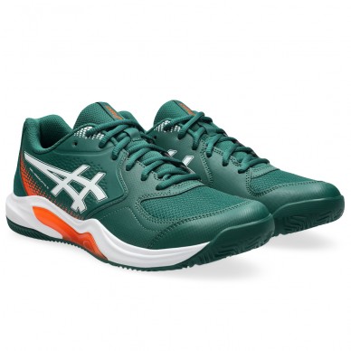 Asics Gel Dedicate 9 Padel jewel green white 2026 padelskor