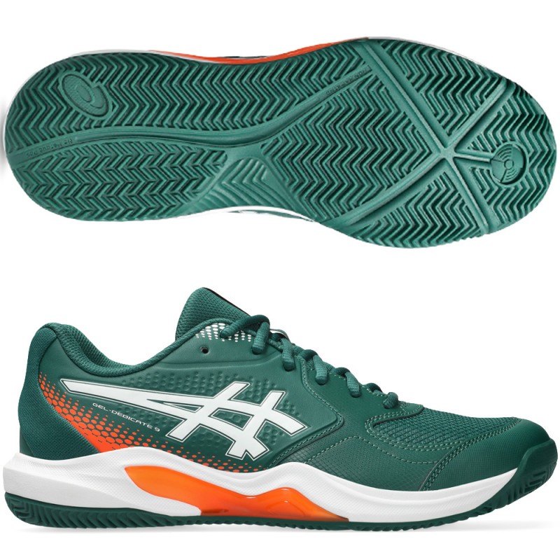 Asics Gel Dedicate 9 Padel jewel green white 2026 padelskor