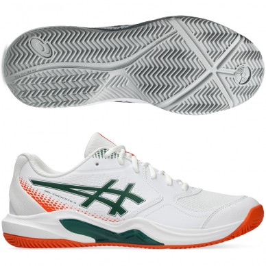 Asics Gel Dedicate 9 Padel white jewel green 2026 padelskor