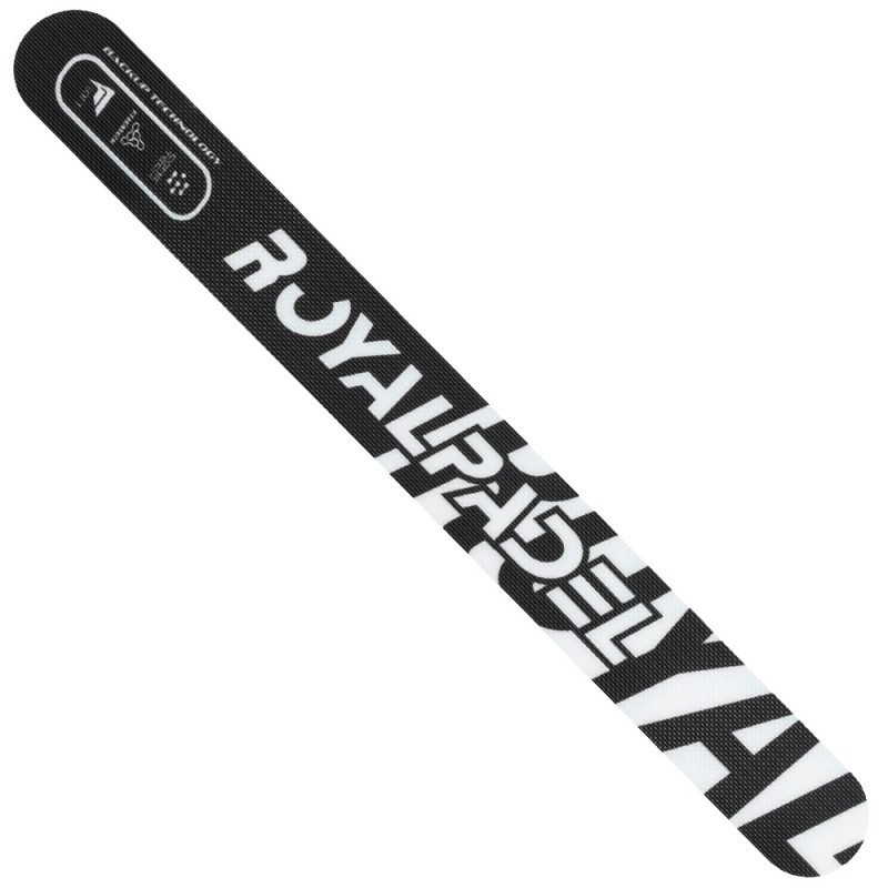 Skydd Royal Padel svart med vit logotyp