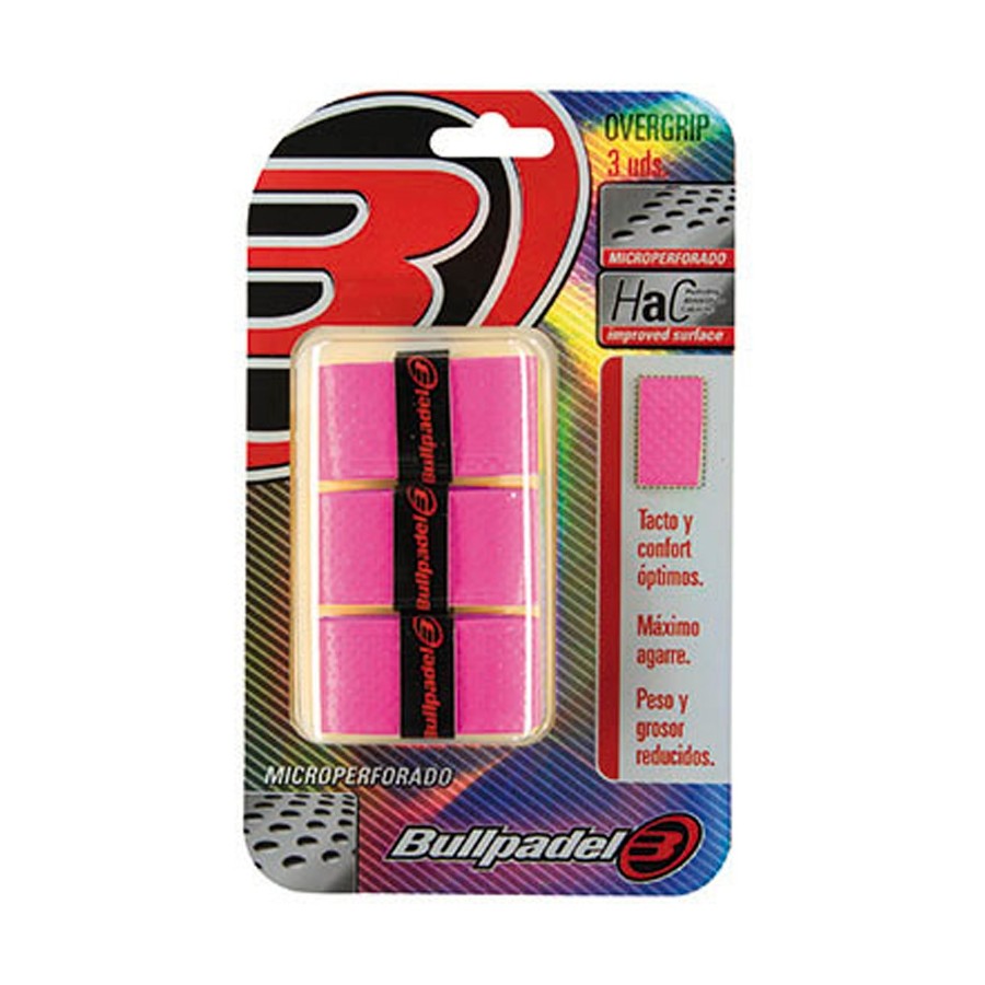 Overgrips bullpadel Microperforados GB1201 Rosas