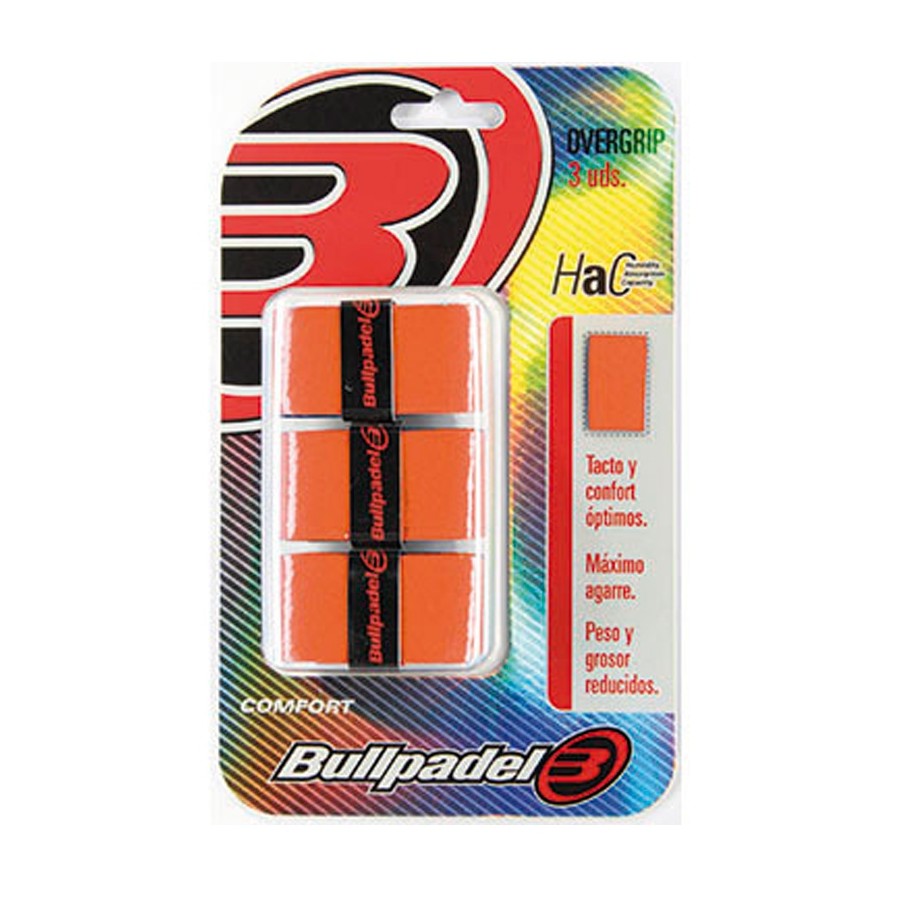 Overgrips bullpadel GB1200 Naranja fluor