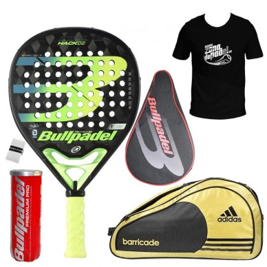 Pack Bullpadel Hack 02 + Paletero 2020