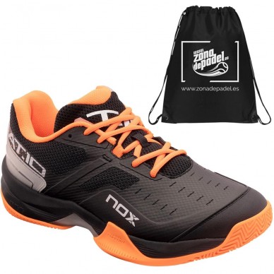 Zapatillas Nox AT10 Negro Naranja