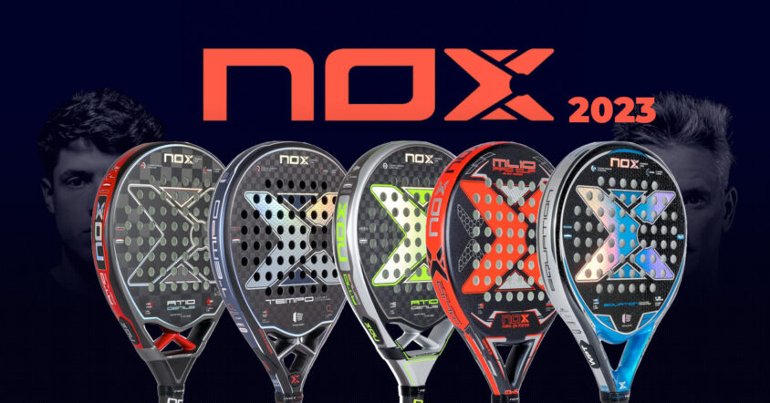 Presentation av Nox 2023 padelkollektionen, de officiella padelrackets för World Padel Tour