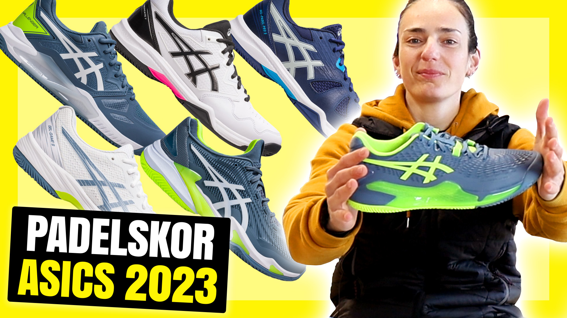 Asics 2023 samling padelskor, nya sulor och teknologier anpassade för varje bana