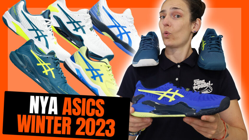 Lansering, ny kollektion av Asics AW 2023 padelskor