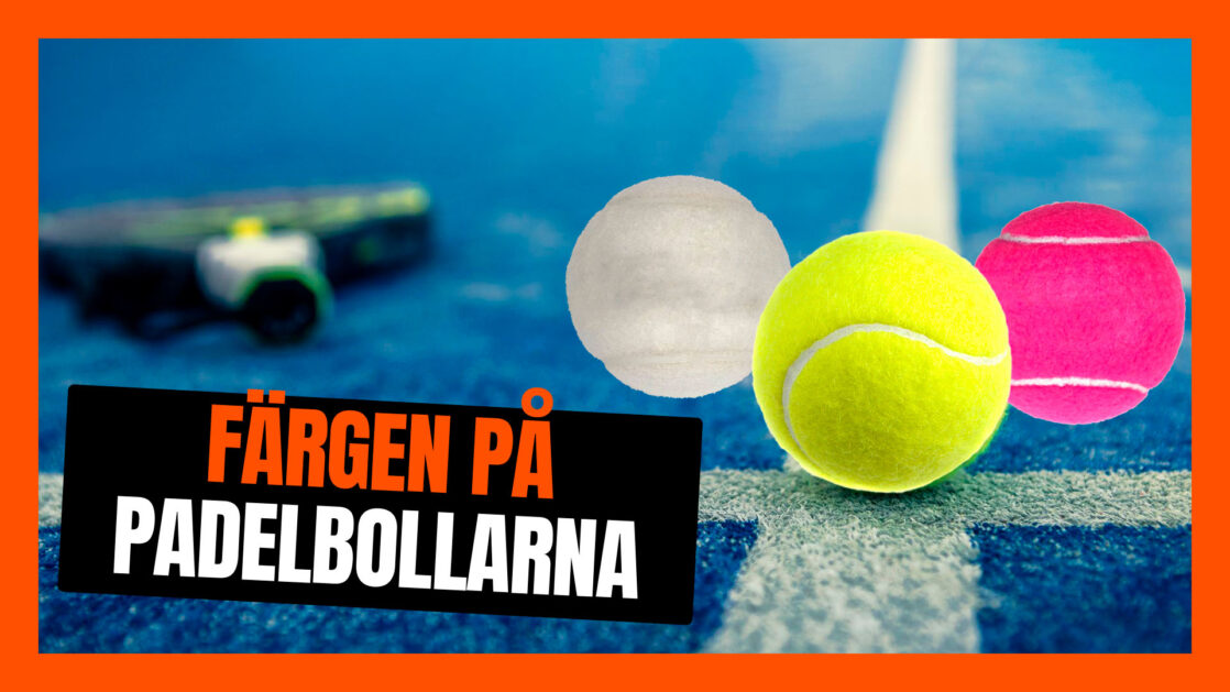 Färgen på padelbollarna