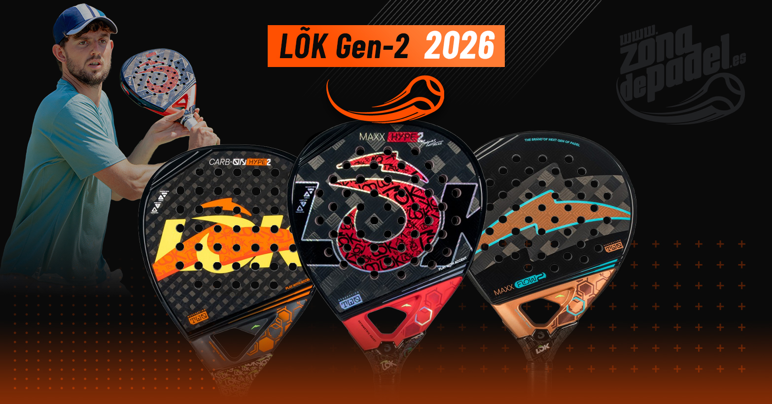 Så här är den nya kollektionen av padelracket LOK 2026 Gen 2: kraft, kontroll och innovation.