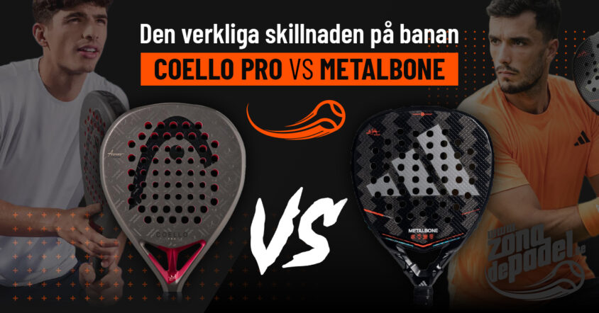 Jämförelse mellan Adidas Metalbone 2026 och Head Coello Pro 2026: skillnader och upplevelser.