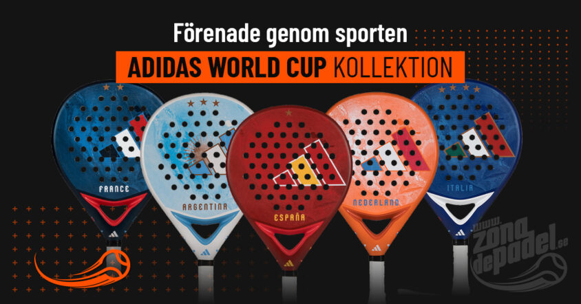 Adidas World Cup 2026: alla padelracket från världsmästerskapet som firar padel per land.