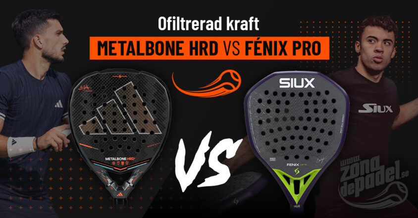 Adidas Metalbone HRD+ 2026 vs Siux Fenix Pro Glow Purple 2026: En omfattande jämförelse av två kraftfulla padelracketar